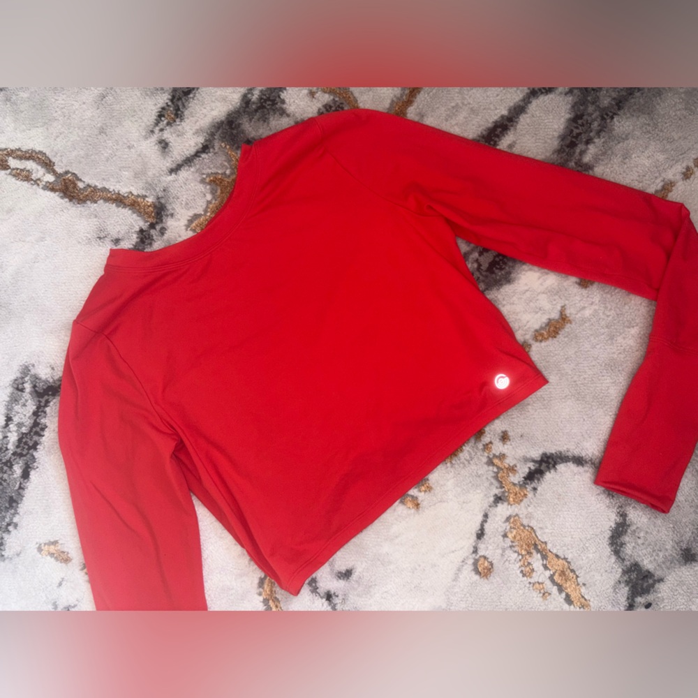 Gilly Hicks Red Long Sleeve Women's Top - Picture 2 of 4